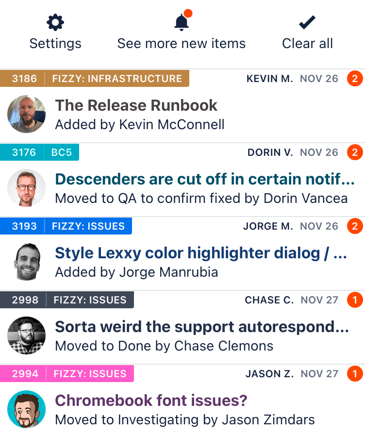 Notifications